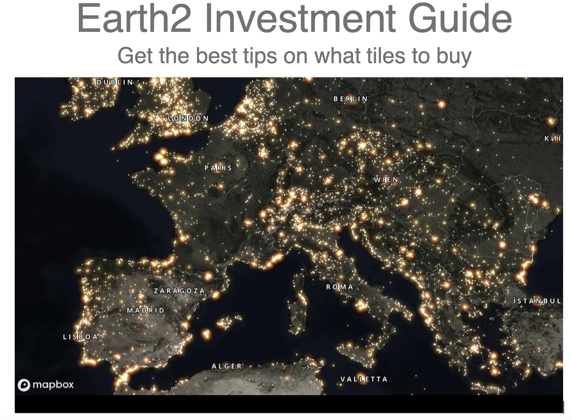 Earth2 Investment Guide - Best tips